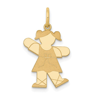 14k Yellow Gold Kid Charm XK1117Y