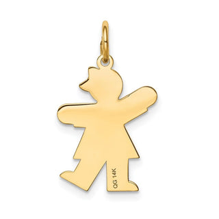 14k Yellow Gold Kid Charm XK1119Y