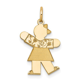 14k Yellow Gold Kid Charm XK1119Y