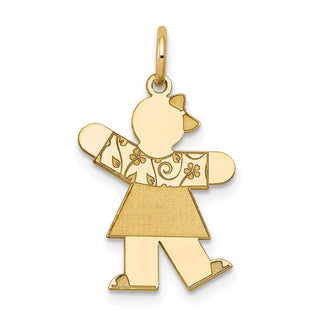 14k Yellow Gold Kid Charm XK1119Y