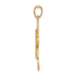 14k Yellow Gold Girl Charm XK112