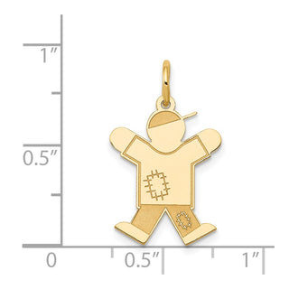 14k Yellow Gold Kid Charm XK1121Y