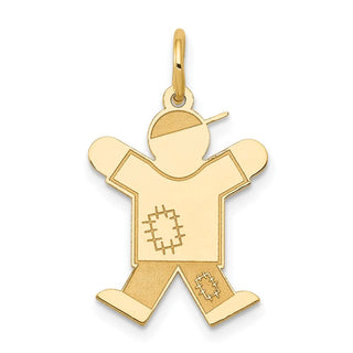 14k Yellow Gold Kid Charm XK1121Y