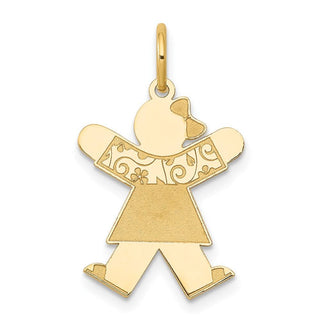 14k Yellow Gold Kid Charm XK1122Y