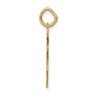 14k Yellow Gold Girl w/ Stars and Stripes Charm XK1123Y