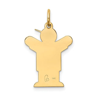 14k Yellow Gold Kid Charm XK1126Y
