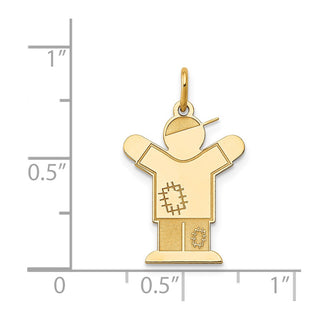 14k Yellow Gold Kid Charm XK1126Y