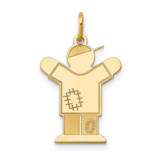 14k Yellow Gold Kid Charm XK1126Y