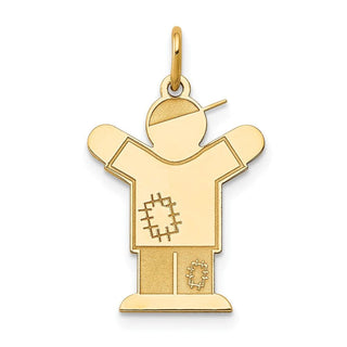 14k Yellow Gold Kid Charm XK1126Y