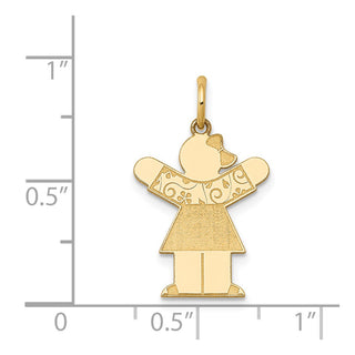 14k Yellow Gold Kid Charm XK1127Y