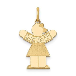 14k Yellow Gold Kid Charm XK1127Y