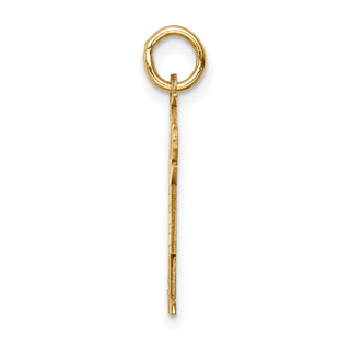 14k Yellow Gold Boy w/ Stars and Stripes Charm XK1129Y