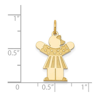 14k Yellow Gold Kid Charm XK1134Y