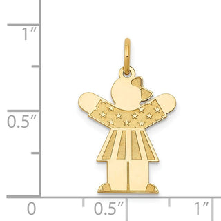 14k Yellow Gold Kid Charm XK1134Y