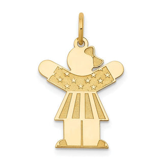 14k Yellow Gold Kid Charm XK1134Y