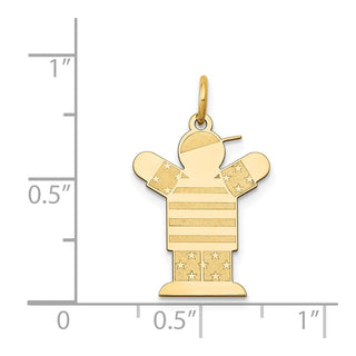 14k Yellow Gold Kid Charm XK1135Y