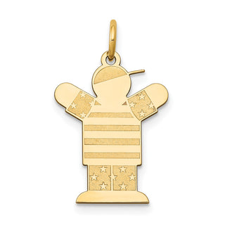 14k Yellow Gold Kid Charm XK1135Y