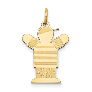 14k Yellow Gold Kid Charm XK1135Y