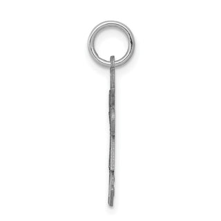 14k White Gold Girl w/Heart Charm XK1138W