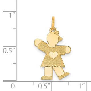 14k Yellow Gold Kid Charm XK1138Y