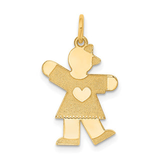 14k Yellow Gold Kid Charm XK1138Y
