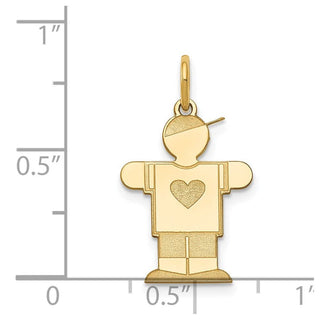 14k Yellow Gold Kid Charm XK1144Y