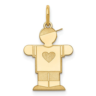 14k Yellow Gold Kid Charm XK1144Y