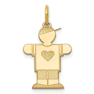 14k Yellow Gold Kid Charm XK1144Y