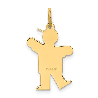 14k Yellow Gold Kid Charm XK1145Y