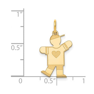 14k Yellow Gold Kid Charm XK1145Y