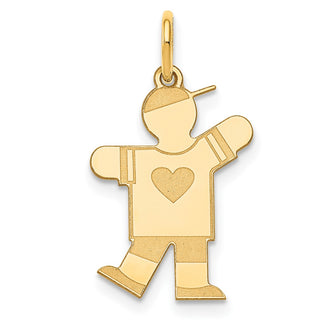 14k Yellow Gold Kid Charm XK1145Y