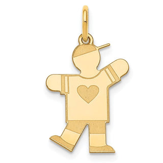 14k Yellow Gold Kid Charm XK1145Y