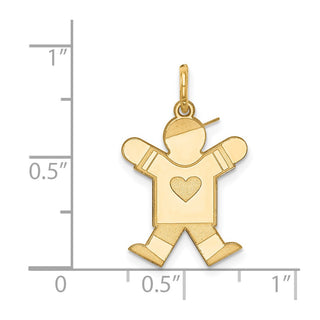 14k Yellow Gold Kid Charm XK1146Y
