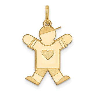 14k Yellow Gold Kid Charm XK1146Y