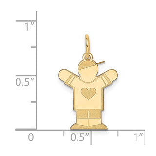 14k Yellow Gold Kid Charm XK1147Y