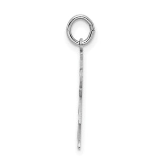 Sterling Silver Rhodium-plated Kiss Kid Charm XK1211SS