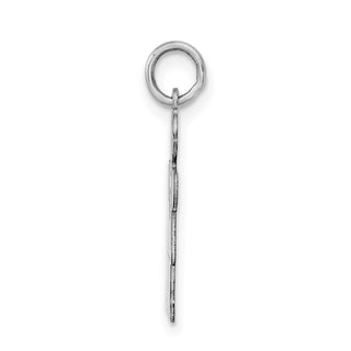 Sterling Silver Rhodium-plated Kid Charm XK1481SS
