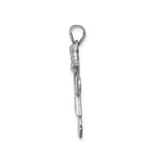 14k White Gold VS Diamond Kid Pendant XK443VS