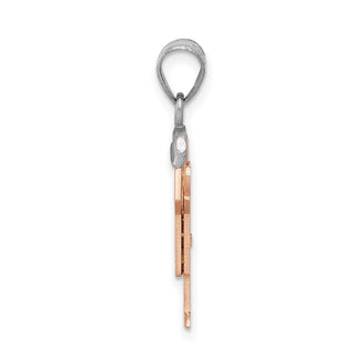 14k Yellow Gold AA Diamond Kid Pendant XK459AA