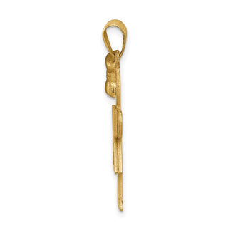 14k Yellow Gold VS Diamond Kid Pendant XK461VS