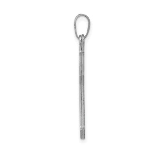 14k White Gold Passion Cross Pendant XK600