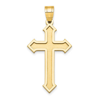 14k Yellow Gold Passion Cross Pendant XK601