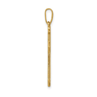 14k Yellow Gold Passion Cross Pendant XK609