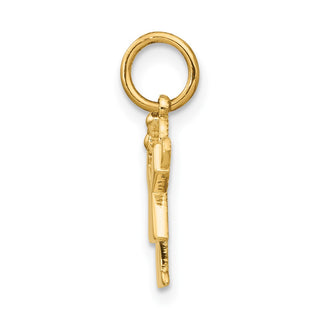 14k Yellow Gold Mini Girl Love Charm XK832