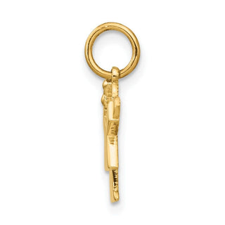 14k Yellow Gold Mini Girl Love Charm XK832