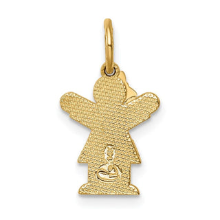14k Yellow Gold Mini Girl Love Charm XK832