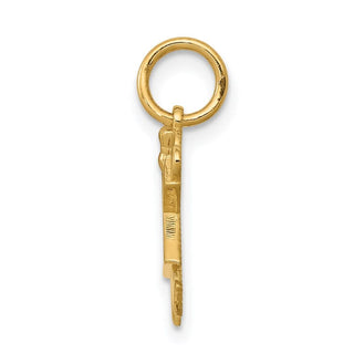 14k Yellow Gold Mini Girl Joy Charm XK833