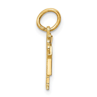 14k Yellow Gold Mini Boy Love Charm XK834