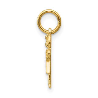 14k Yellow Gold Mini Girl Hugs Charm XK836