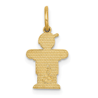 14k Yellow Gold Mini Boy Lugs Charm XK838